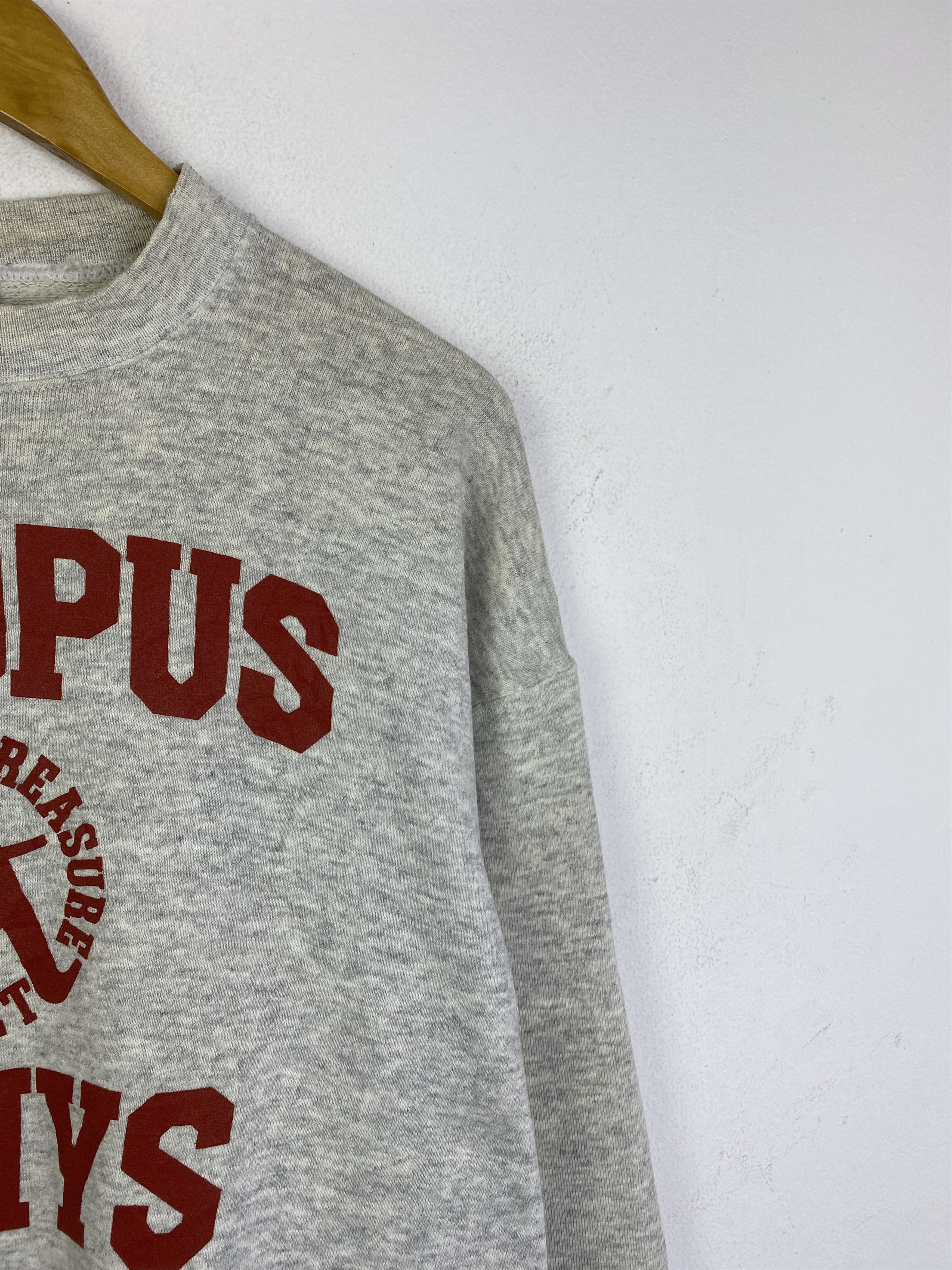 Vintage Vintage 80s Wording Pullover Sweatshirt SH0274 Size US L / EU 52-54 / 3 - 9 Thumbnail