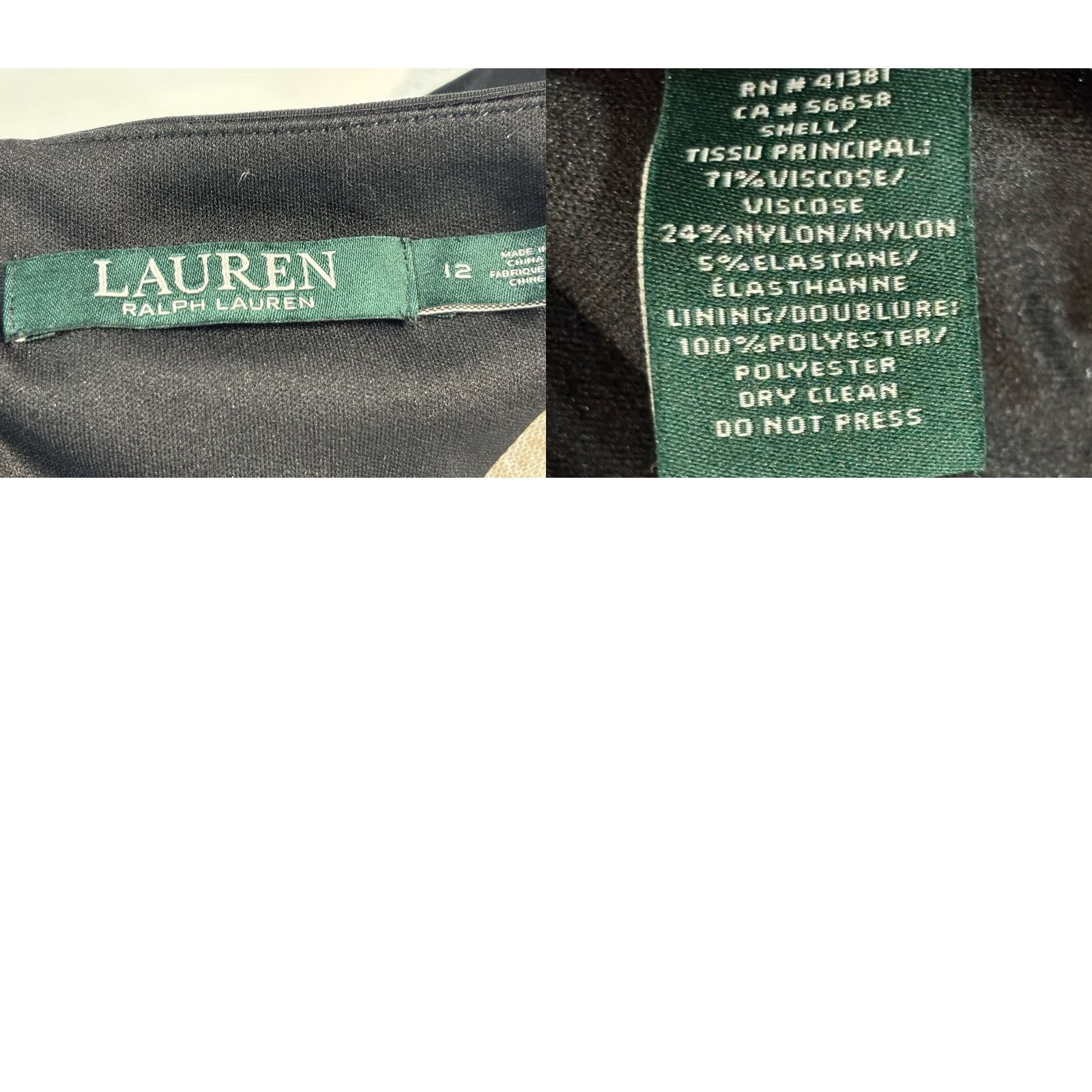 Ralph Lauren Lauren Ralph Lauren Halter Maxi Dress Women’s Gown Black Side Slit Long Sz 12 Size XL / US 12-14 / IT 48-50 - 8 Thumbnail