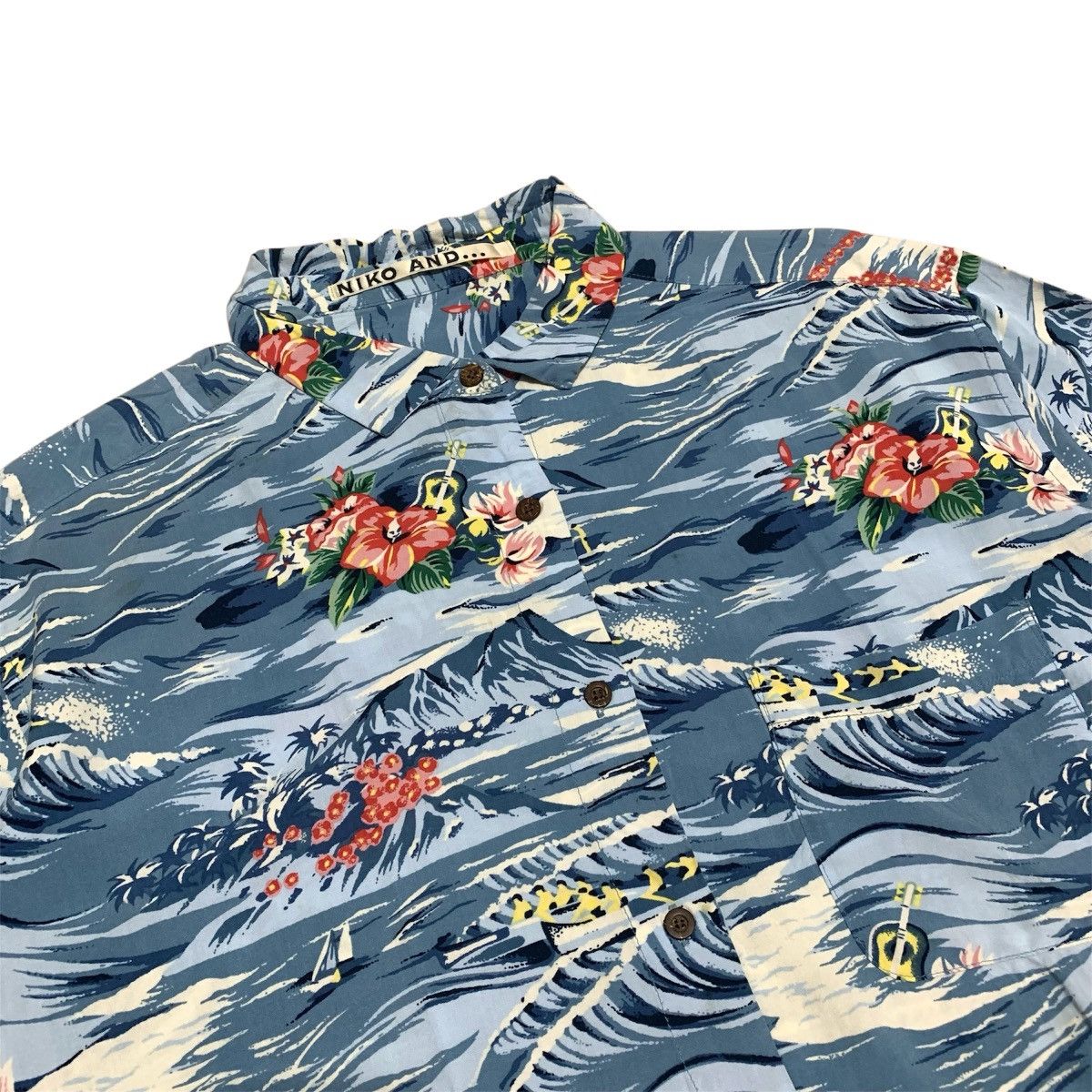 Japanese Brand Niko And... Japan Hawaiian Rayon Shirt Size US L / EU 52-54 / 3 - 6 Thumbnail
