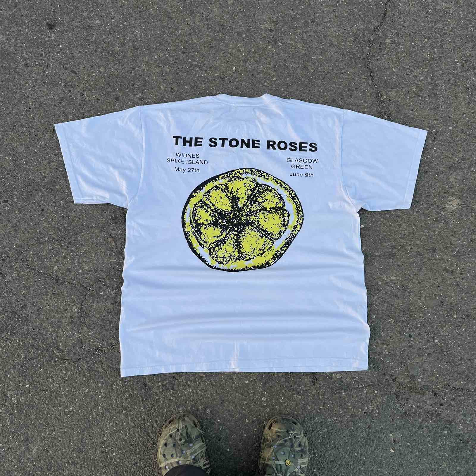 Vintage VINTAGE THE STONE ROSES LEMON TEE Shirt SZ XXL Size US XXL / EU 58 / 5 - 2 Thumbnail