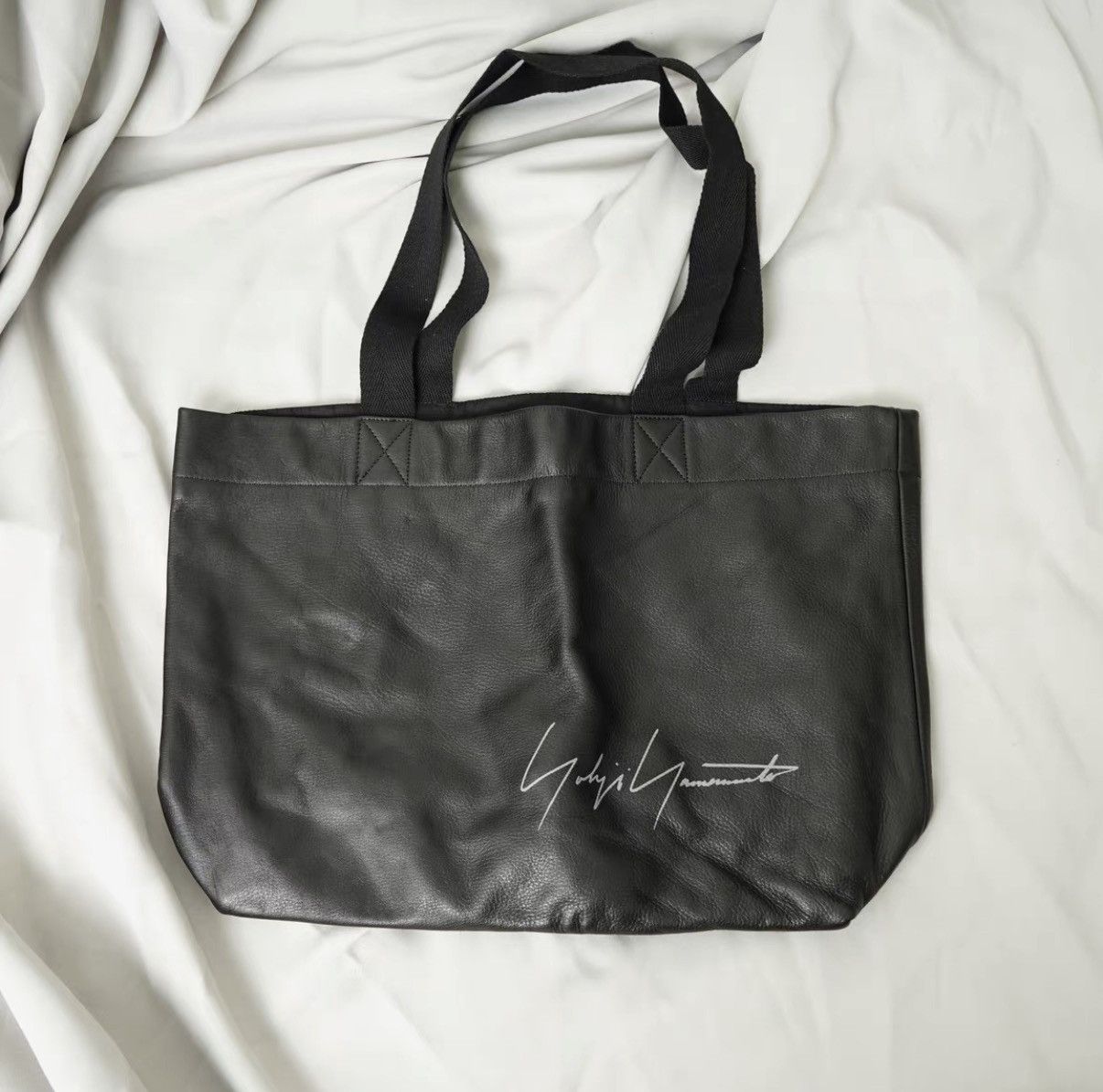 Yohji Yamamoto Yohji Yamamoto Cowhide Tote Bag Size ONE SIZE - 1 Thumbnail
