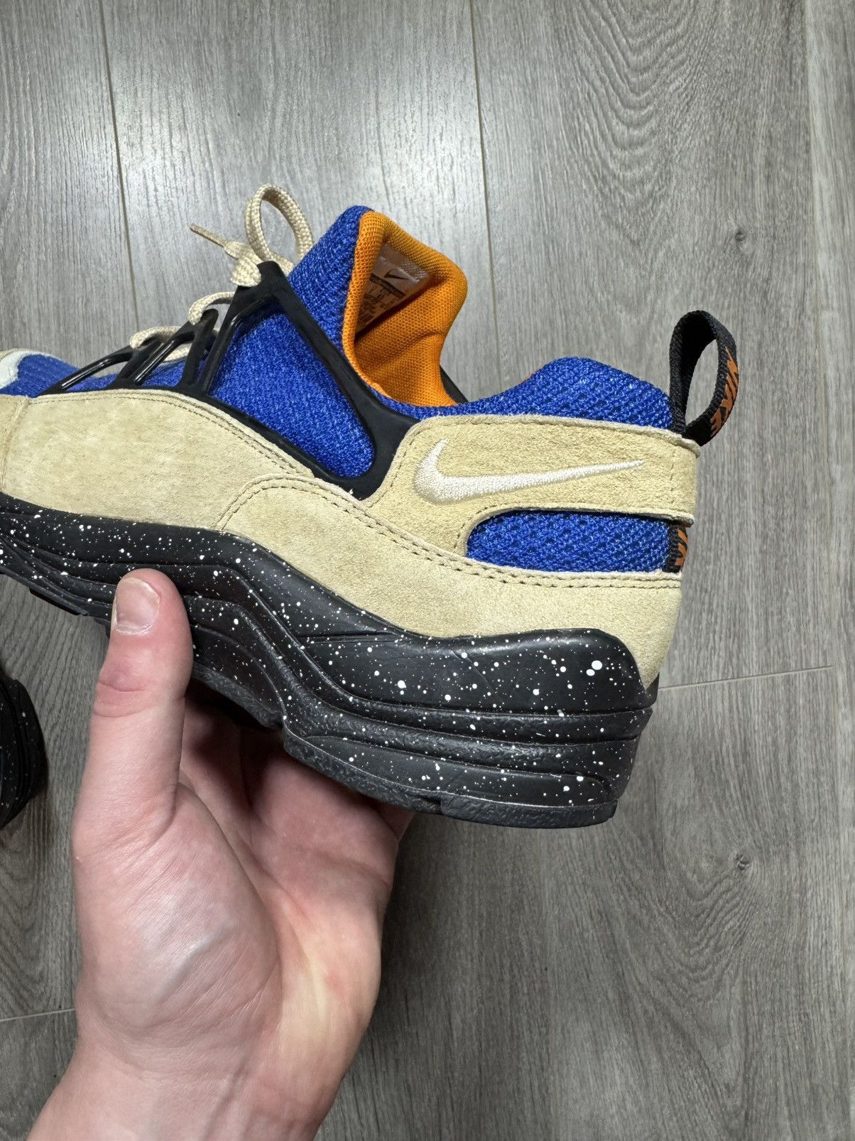 Nike Nike Air Huarache Light Size? Mowabb Blue Black Orange Size US 11 / EU 44 - 13 Thumbnail