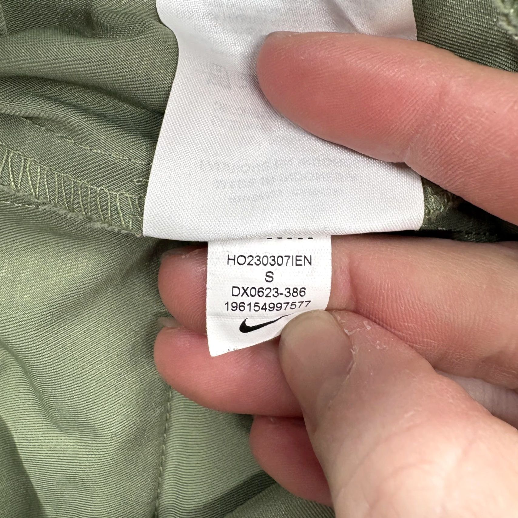 Nike Nike Pants Mens Small Green Woven Joggers Lightweight Gym Training Size US 29 - 6 Thumbnail