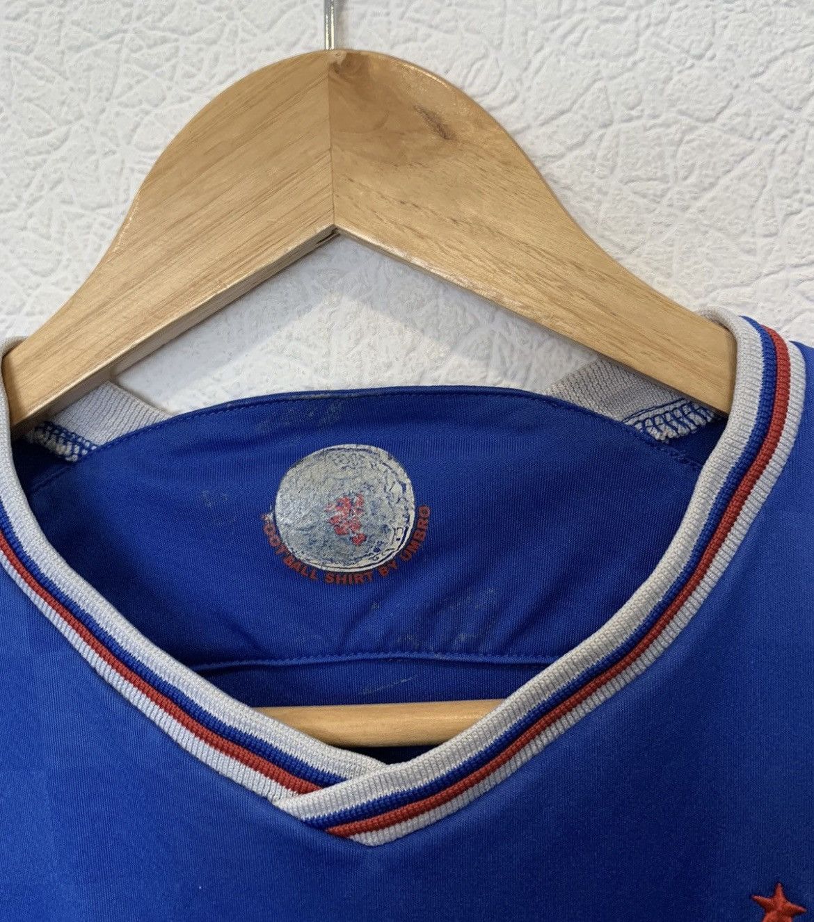Umbro × Vintage RANGERS GLASGOW UMBRO 2009/2010 HOME KIT SOCCER JERSEY Size US L / EU 52-54 / 3 - 4 Thumbnail