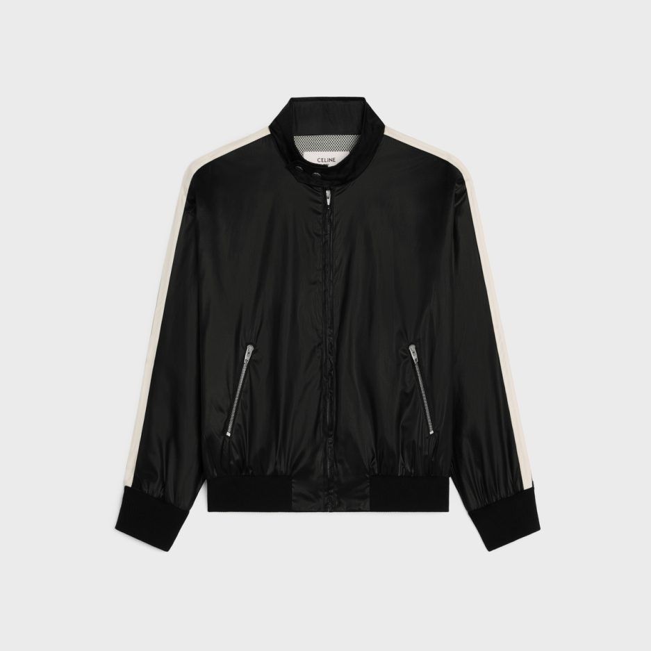 Celine o1bcso1str1124 Nylon Lightweight Blouson Jacket in