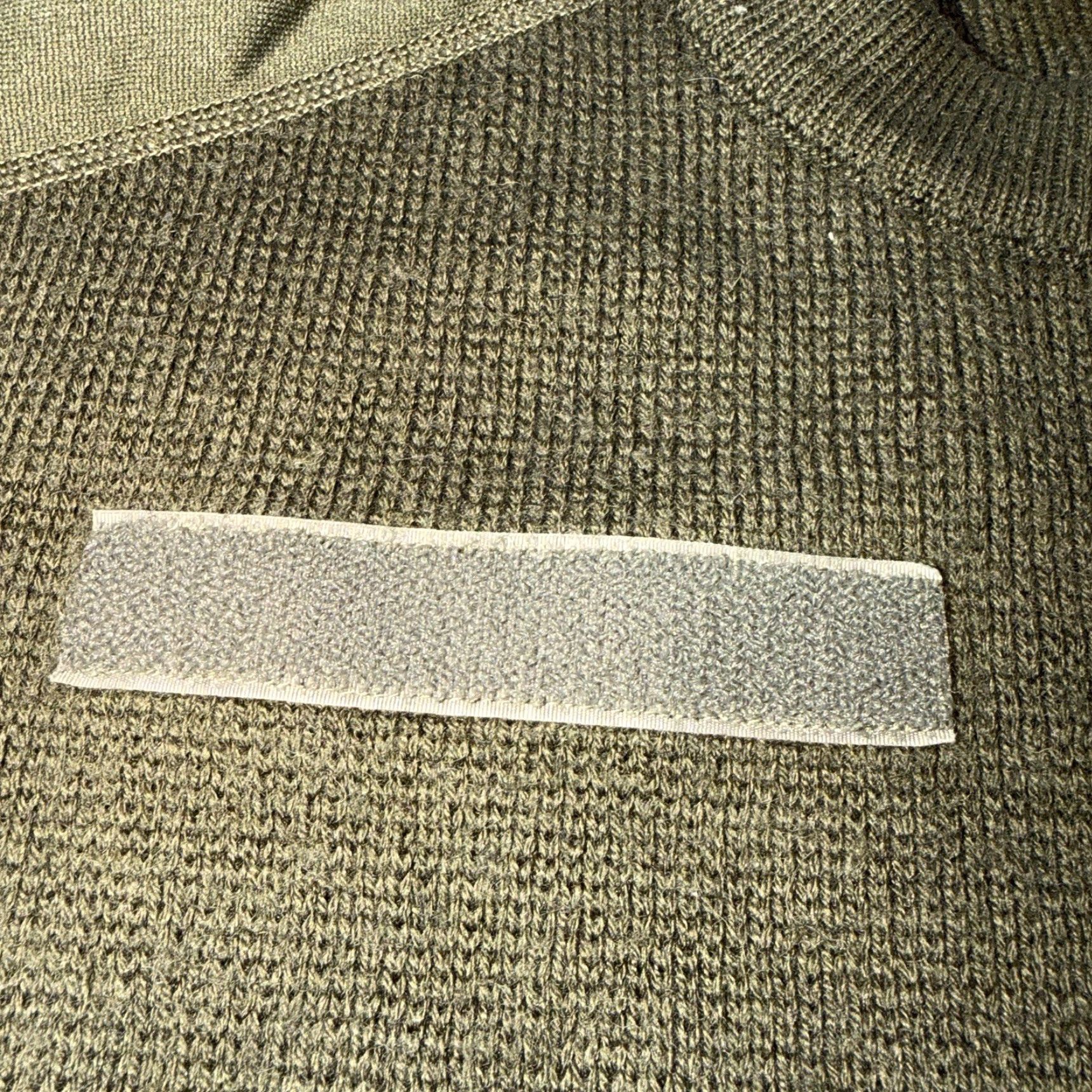 Saint James VINTAGE Saint James Military Sweater Wool Shoulder Elbow Patches Patron 24”by24” Pullover Crew Neck Green Mens L Regular Size US L / EU 52-54 / 3 - 5 Thumbnail