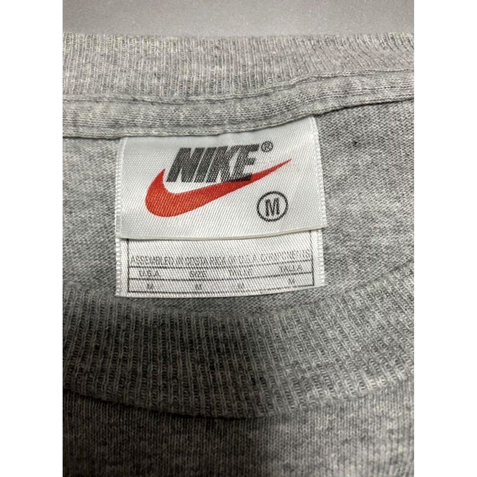 Nike VINTAGE NIKE Michael Jordan T-shirt 90s White Tag Gray M Men Short Sleeve Round Neck Logo Size US M / EU 48-50 / 2 - 4 Thumbnail