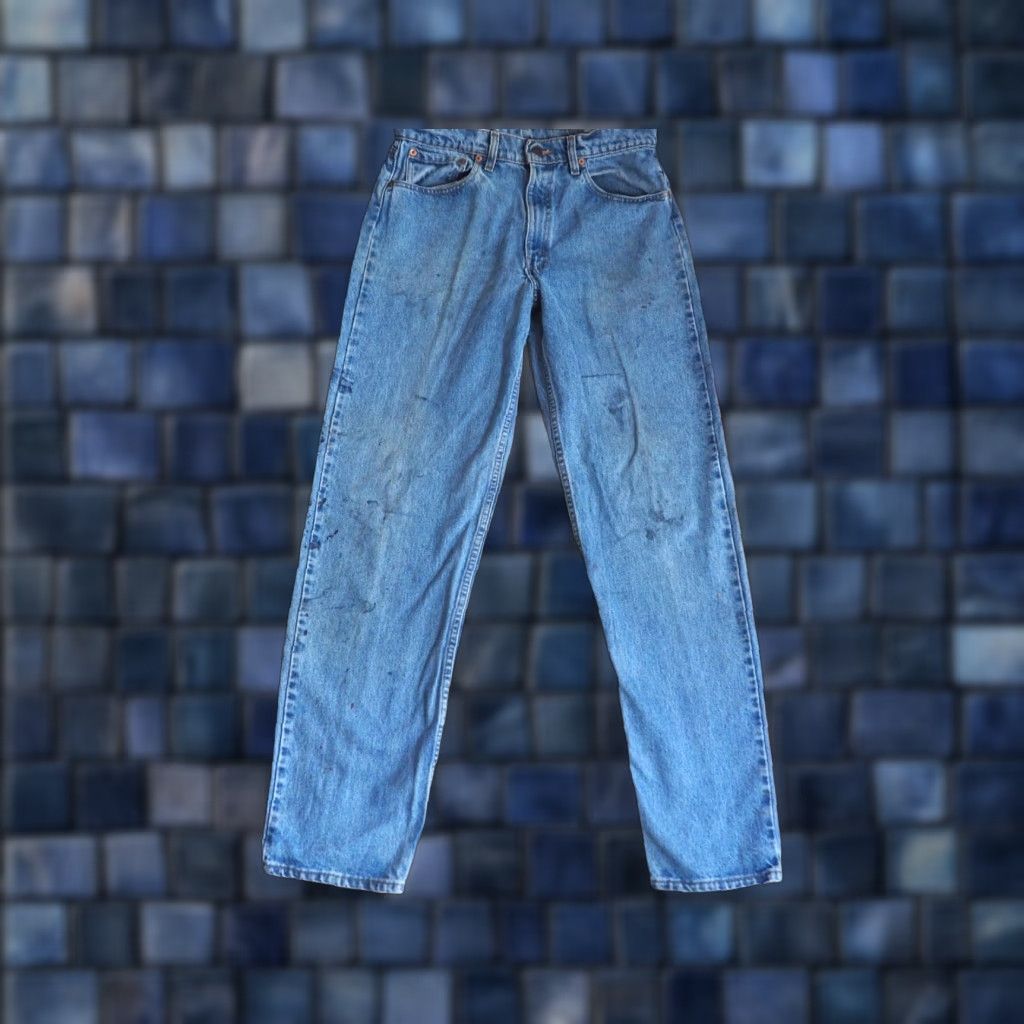 Levi's VTG 90s Levi's USA Made Denim Jeans 32x33 Grunge Blue 550 Relaxed Mens Jeans Pants Size US 32 / EU 48 - 1 Thumbnail