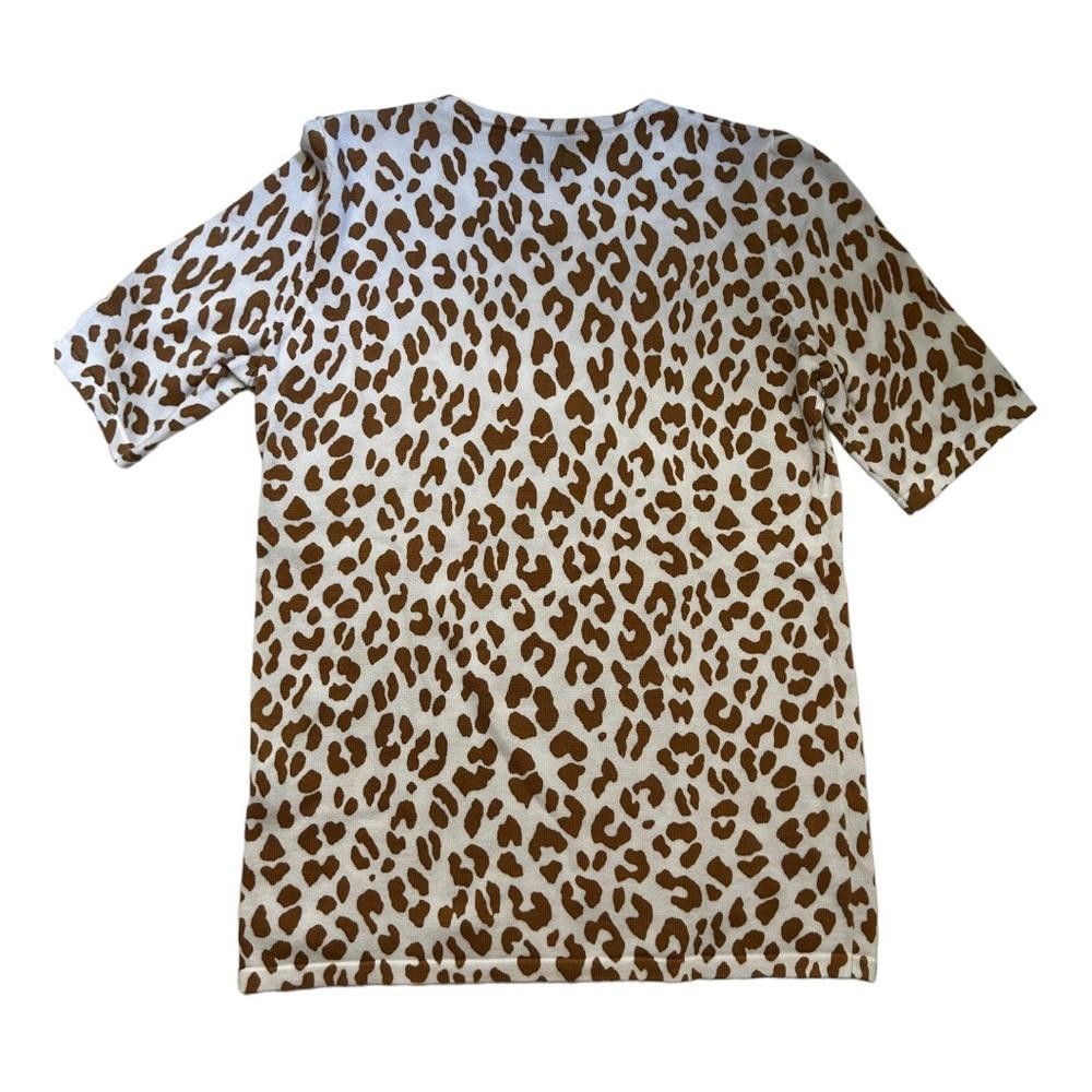 REVOLVE Edinburg Knitwear l Leopard Print Knit Sweater XS Size XS / US 0-2 / IT 36-38 - 2 Thumbnail