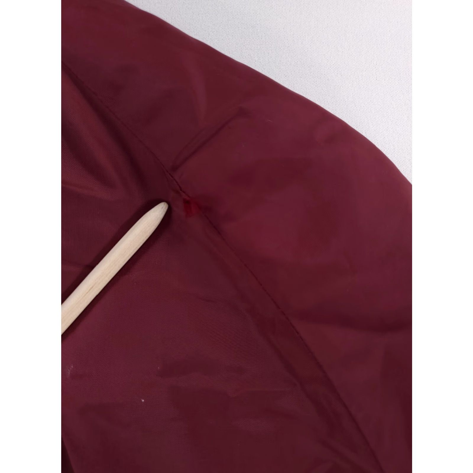 Sears VINTAGE Sears Outerwear 70s Satin Snap Jacket Sherpa Lined Maroon Red Mens XL Tall Windbreaker Jacket Size US XL / EU 56 / 4 - 6 Thumbnail