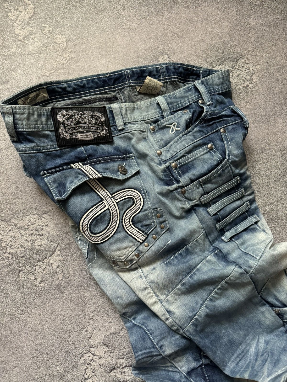 Japanese Brand JapRag By Okusama zaniki cargo denim pant trouser Jean Japan Size US 38 / EU 54 - 19 Thumbnail