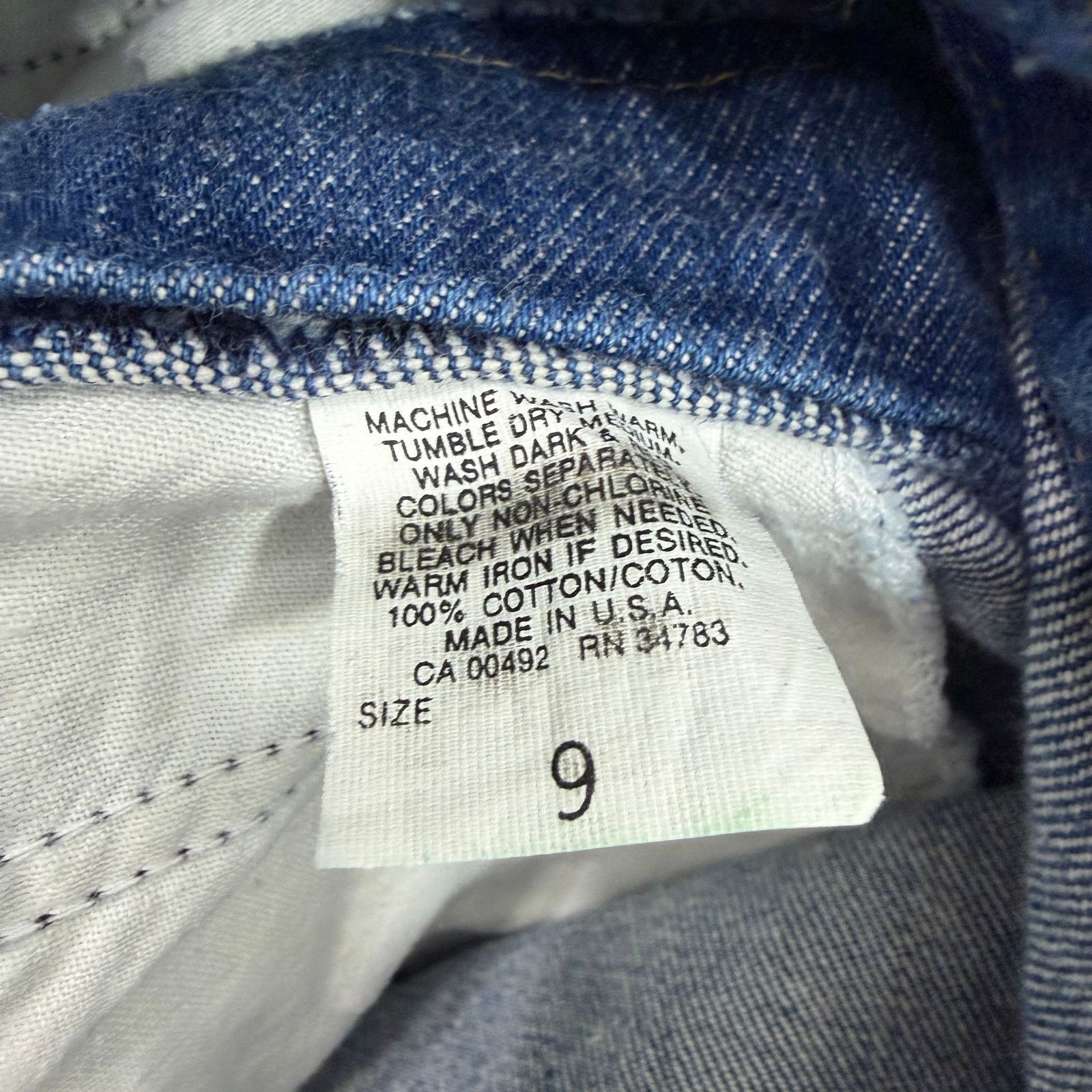 Vintage Vintage Lee Jeans Women's 9 (Fits 25x28) Blue Mom High Rise Size 25" / US 0 / IT 36 - 4 Thumbnail