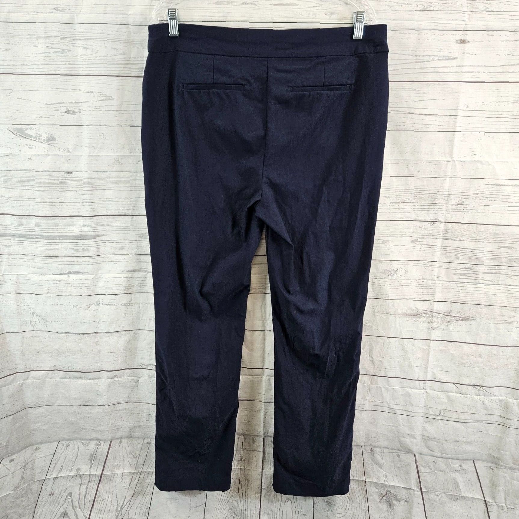Vintage Chico's Womens Pants 14 Blue Pull On High Rise Rayon Blend Nylon Spandex Size 36" / US 14 / IT 50 - 3 Thumbnail