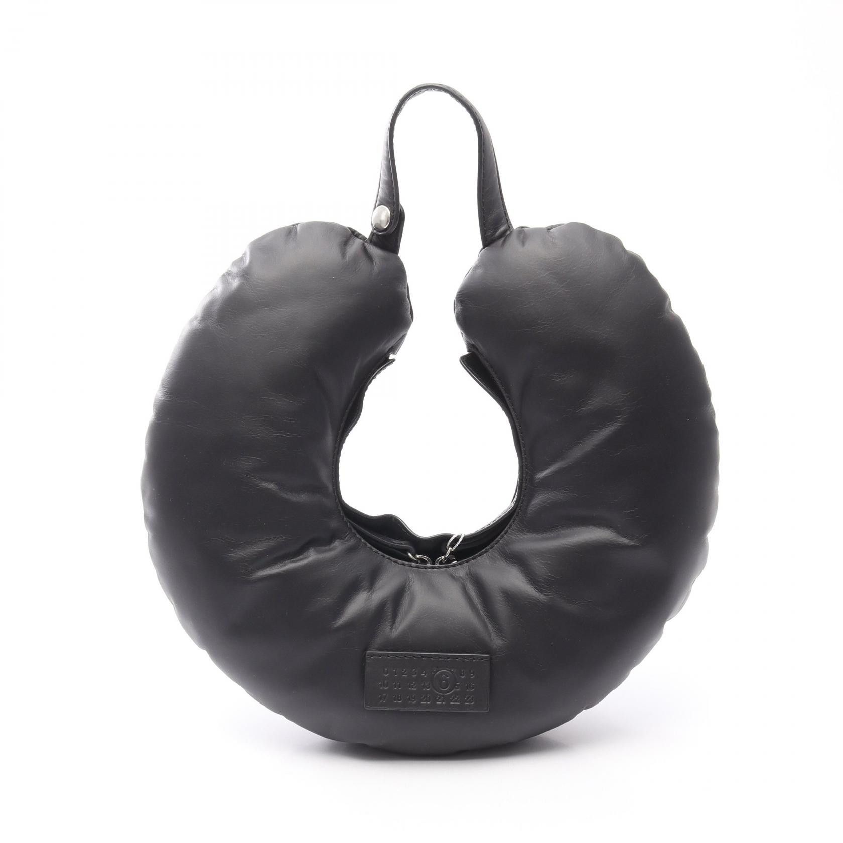 Maison Margiela MM6 Maison Margiela MM6 Travel Pillow Leather Handbag Leather Handbag SB6WD0034P7179T8013 DUTY FREE for USA Size ONE SIZE - 1 Thumbnail