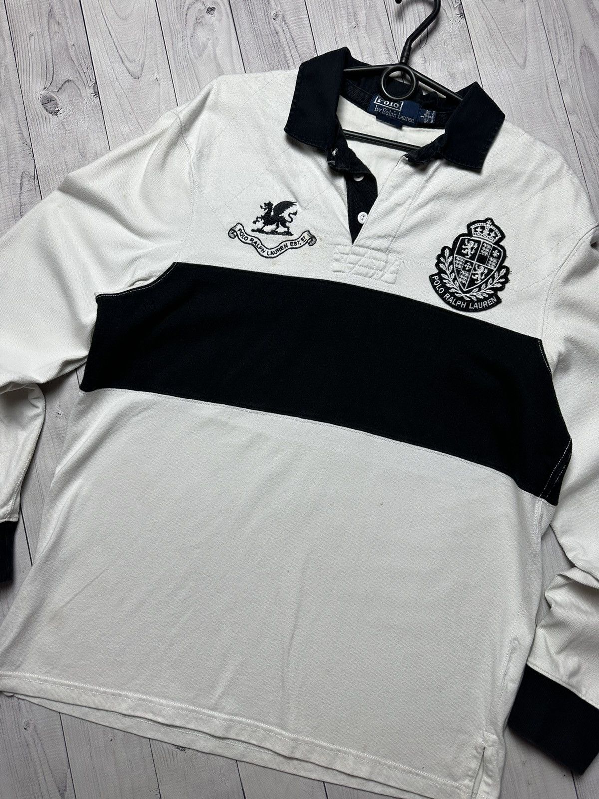 Polo Ralph Lauren × Vintage Vintage polo Ralph Lauren rugby jersey size L logo Size US L / EU 52-54 / 3 - 2 Thumbnail