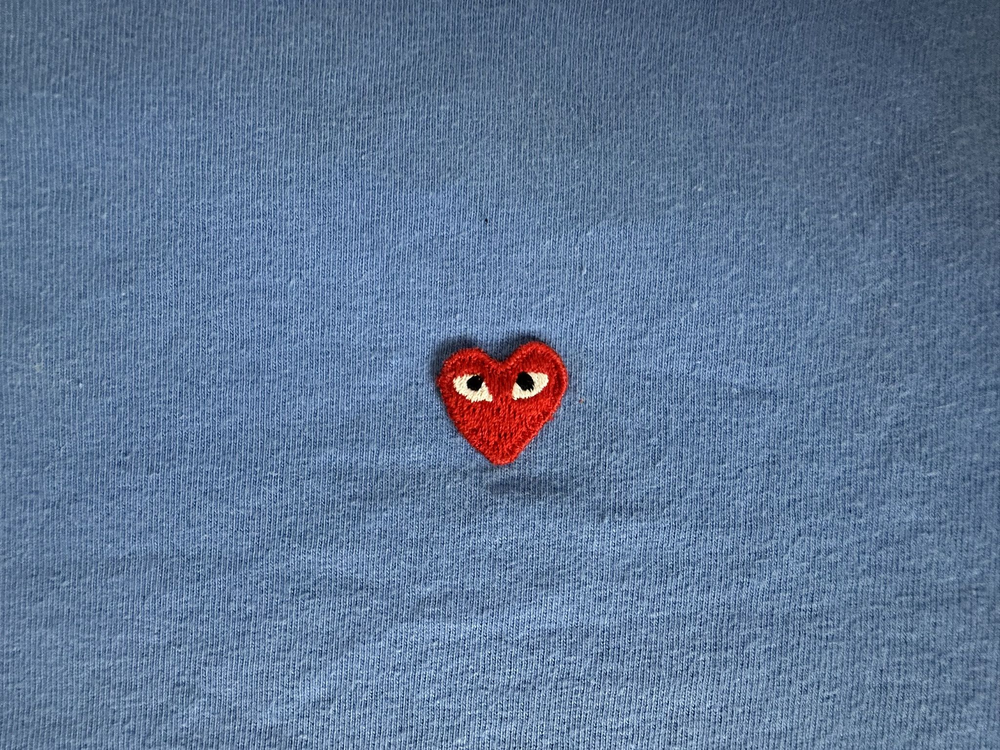 Comme des Garcons PLAY Comme des Garçons PLAY Tee — Light Blue / Heart Logo Size US M / EU 48-50 / 2 - 3 Thumbnail