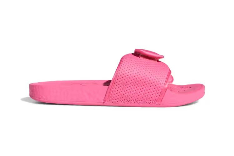 Adidas × Pharrell Adidas Pharrell Williams Pink Chancletas HU Slides Size US 6 / EU 39 - 16 Thumbnail