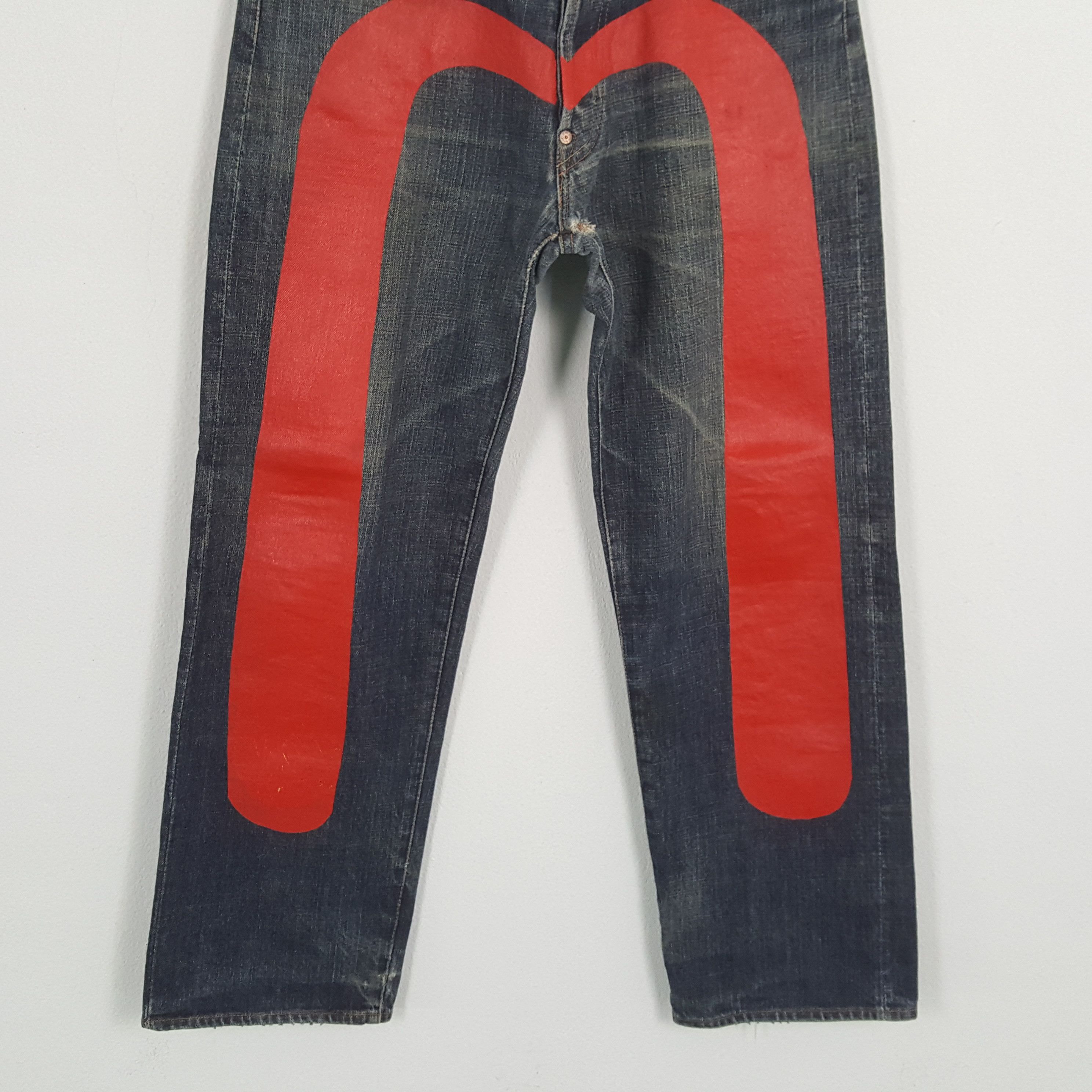 Evisu × Vintage EVISU Japanese Brand Streetwear Custom Daicock Jeans Size US 30 / EU 46 - 3 Thumbnail