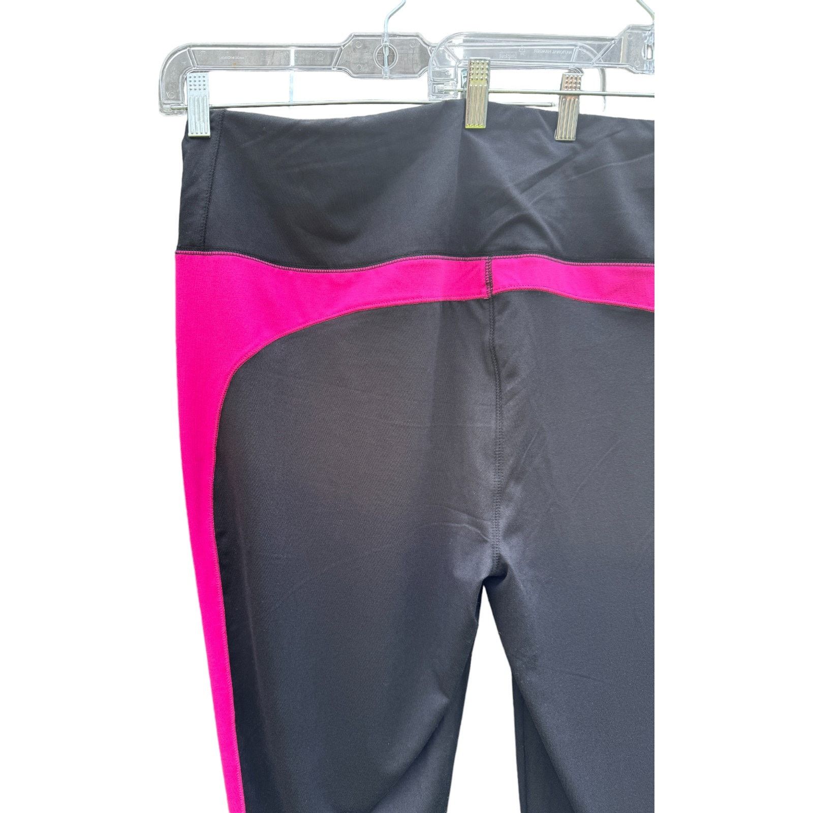 Other Belle Body by Kim Gravel Colorblock Leggings Black 2X Size 40" / US 18 - 3 Thumbnail