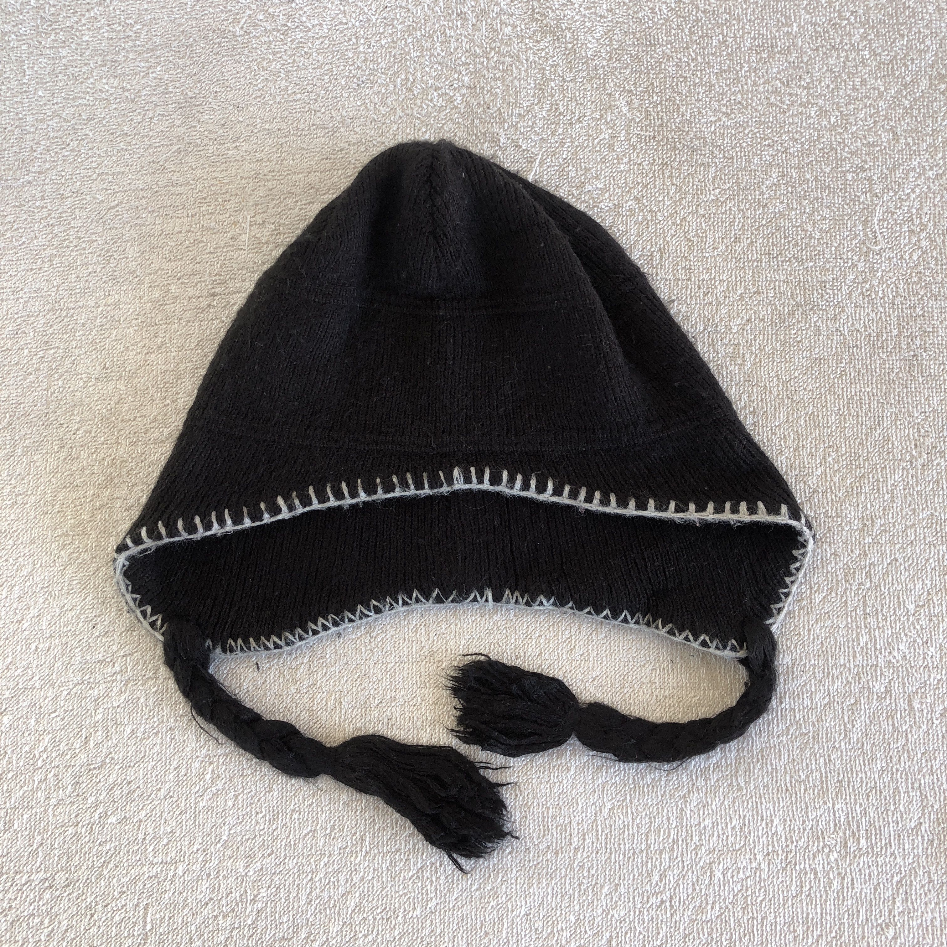 Fila Vintage 90s Fila Earflap Beanie Knitted Snow Caps Hats Size ONE SIZE - 5 Thumbnail
