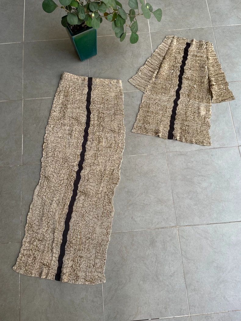 Issey Miyake Issey Miyake Cicada wing suit skirt Size L / US 10 / IT 46 - 3 Thumbnail
