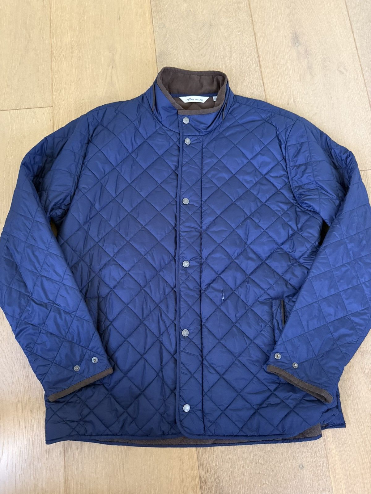 Peter Millar Peter Millar Suffolk Quilted Jacket Navy Size US XL / EU 56 / 4 - 1 Thumbnail