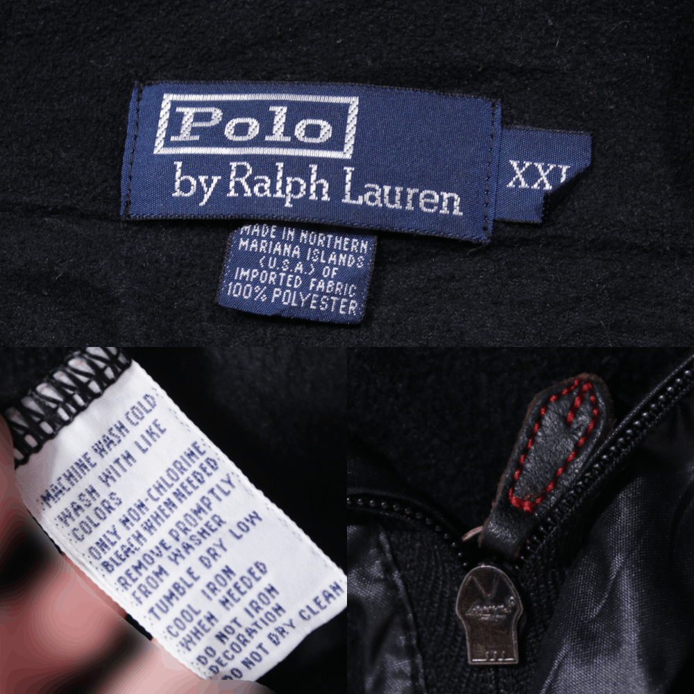 Polo Ralph Lauren Logo Light Zip Fleece Size US XXL / EU 58 / 5 - 7 Thumbnail