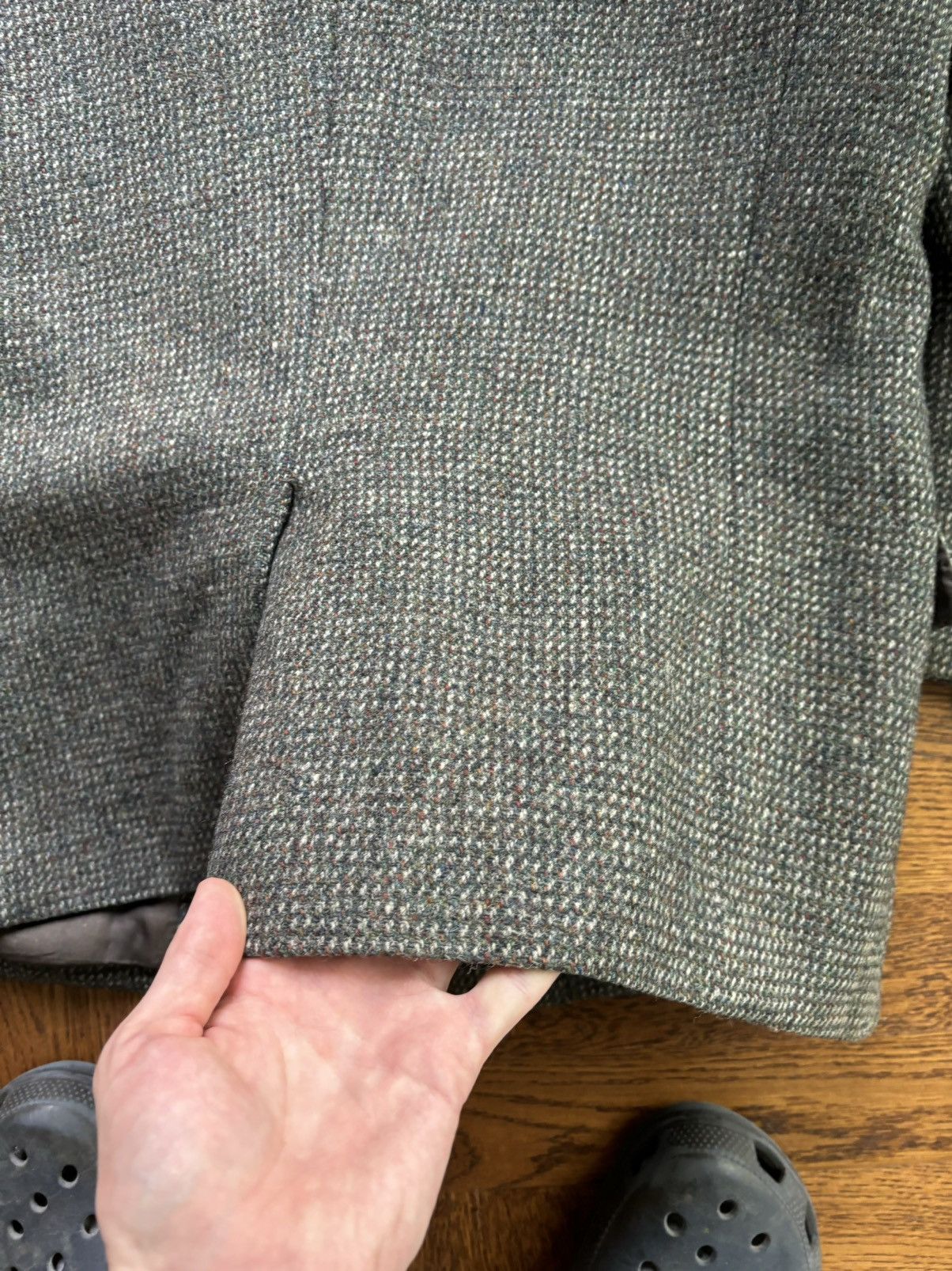 Harris Tweed × Vintage Vintage Blazer Harris Tweed Heavy Wool XL Large Sports Coat Size 46R - 10 Thumbnail