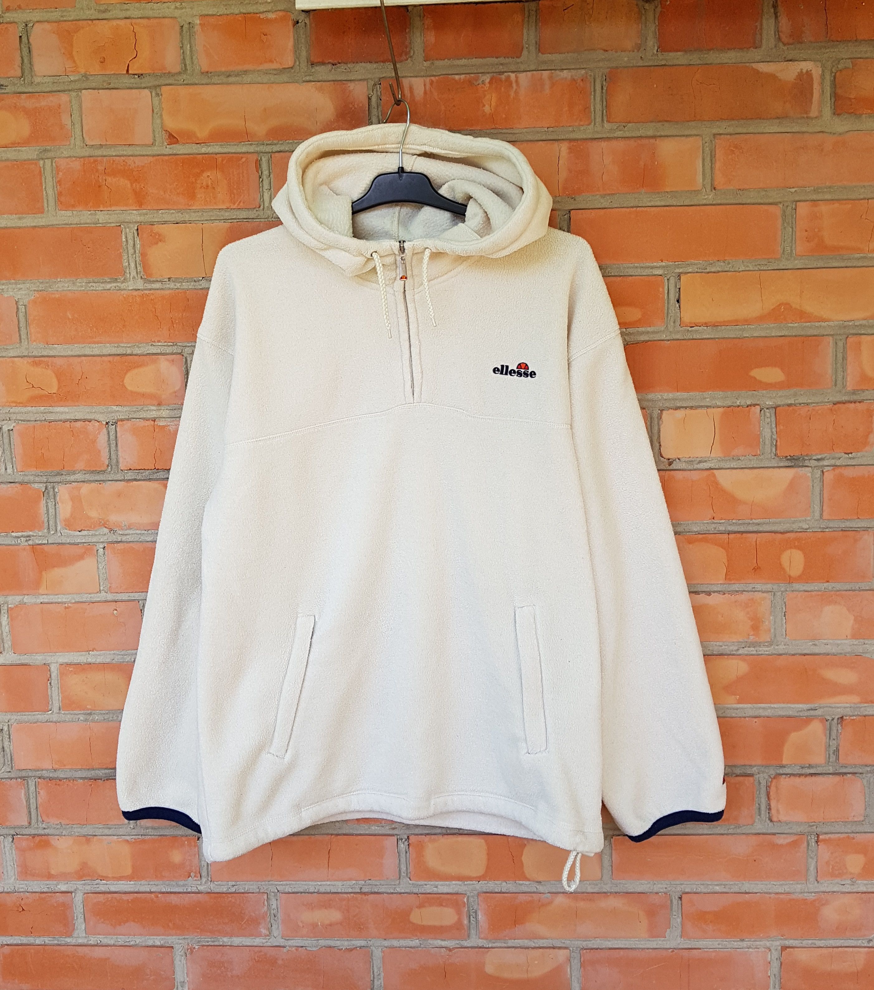 Ellesse Vintage Ellesse Fleece Hoodie Pullover Size US L / EU 52-54 / 3 - 1 Thumbnail