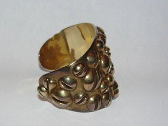 Designer 18kt Gold Vermeil Sterling Phillips Head Cuff Bracelet Size ONE SIZE - 2 Thumbnail