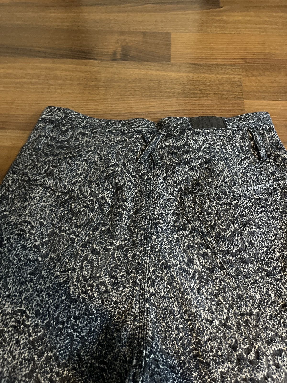 KOZABURO Kozaburo S/S ’24 Blue Jacquard Jeans Size US 34 / EU 50 - 3 Thumbnail