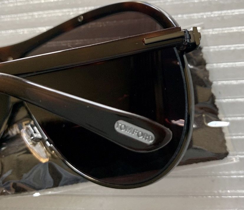 Tom Ford Tom Ford 🇮🇹 dk brown Rory unisex sunglasses NEW Size ONE SIZE - 5 Thumbnail