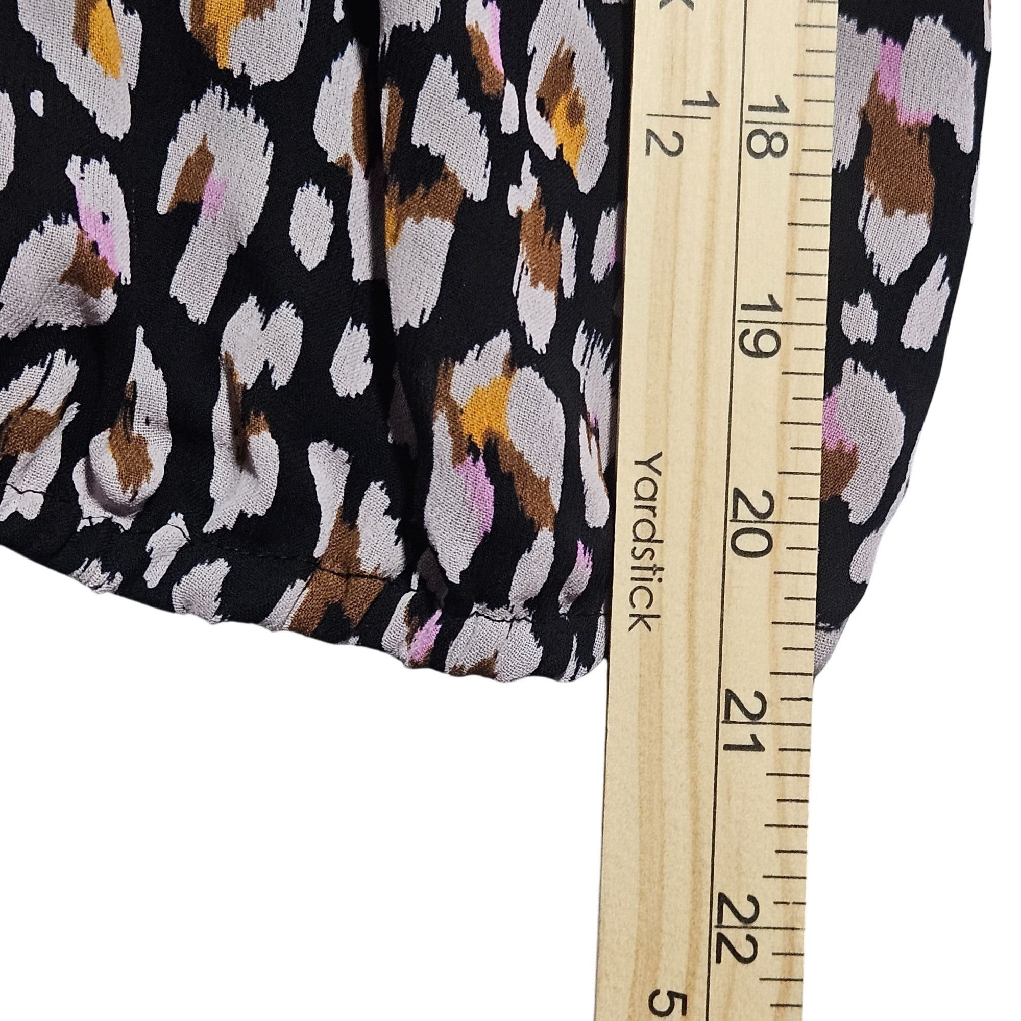 Sanctuary Sanctuary Leopard Print Top XS Bold Fall Statement Y2K Stree Size XS / US 0-2 / IT 36-38 - 9 Thumbnail