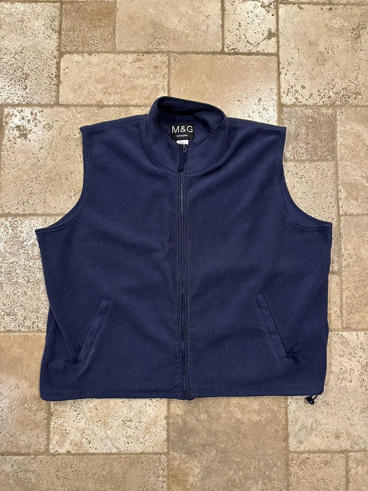 Vintage Vintage Marcel & Gabby Blue Navy Fleece Vest Size US XXL / EU 58 / 5 - 1 Thumbnail