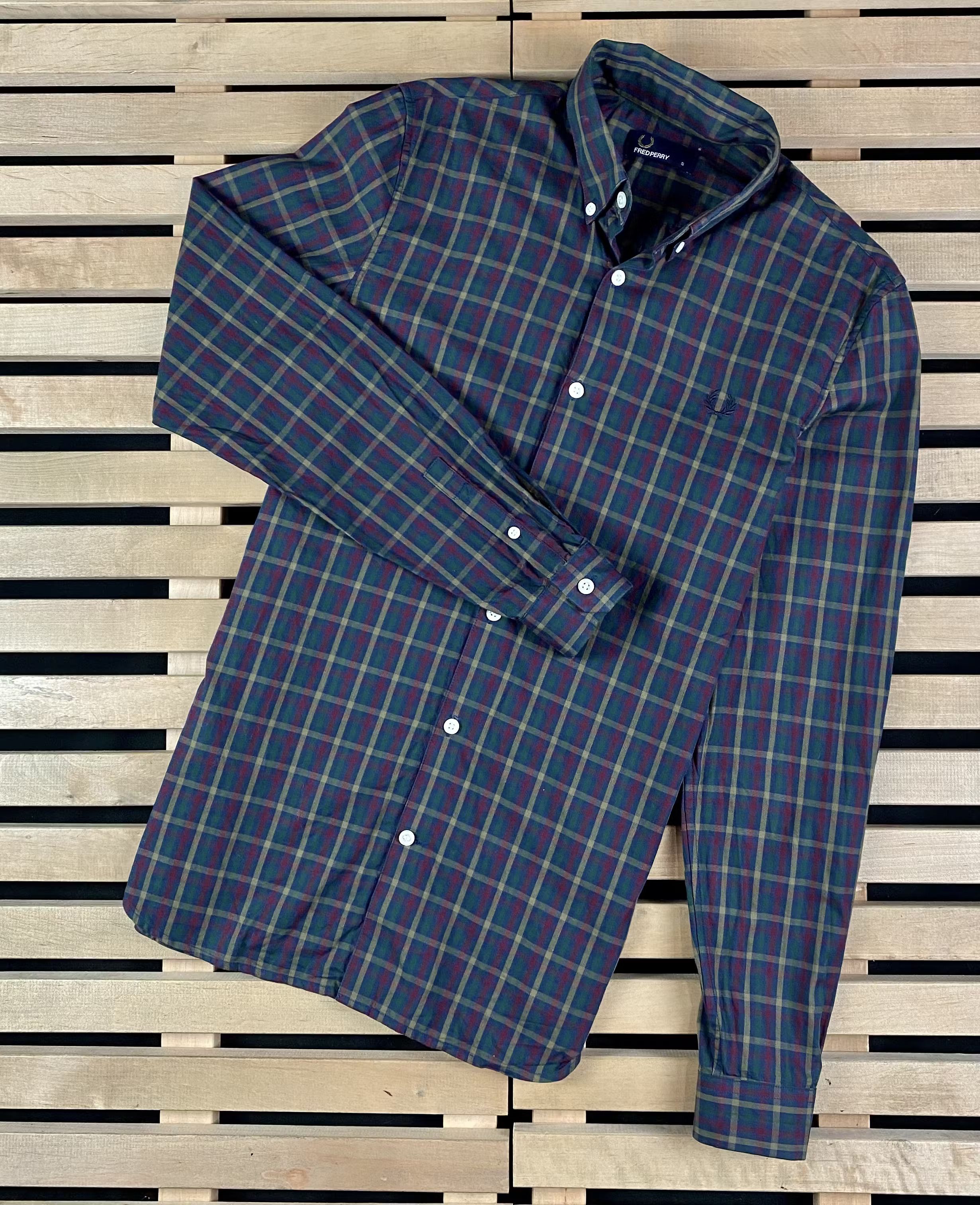 Fred Perry Mens Shirt Long Sleeve Fred Perry Size S Size US S / EU 44-46 / 1 - 1 Thumbnail