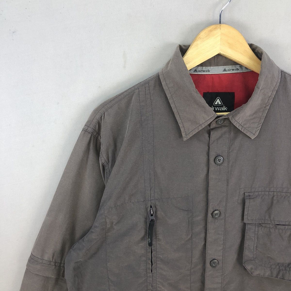 Airwalk Vintage 90’s Airwalk Utility Button Up Shirt Size US L / EU 52-54 / 3 - 2 Thumbnail