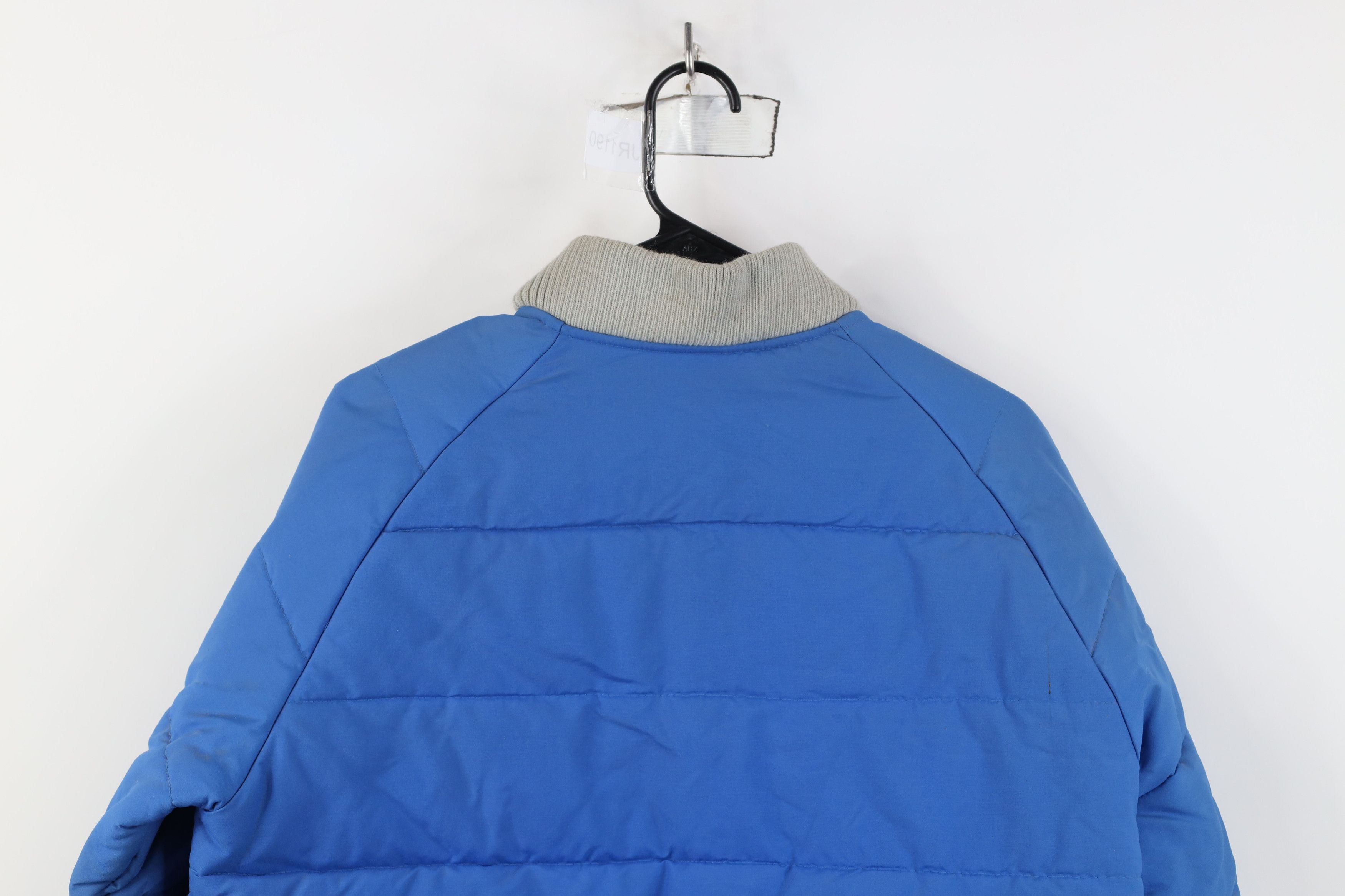 Vintage Vintage 70s Streetwear Full Zip Puffer Jacket Royal Blue Size US XXL / EU 58 / 5 - 13 Thumbnail