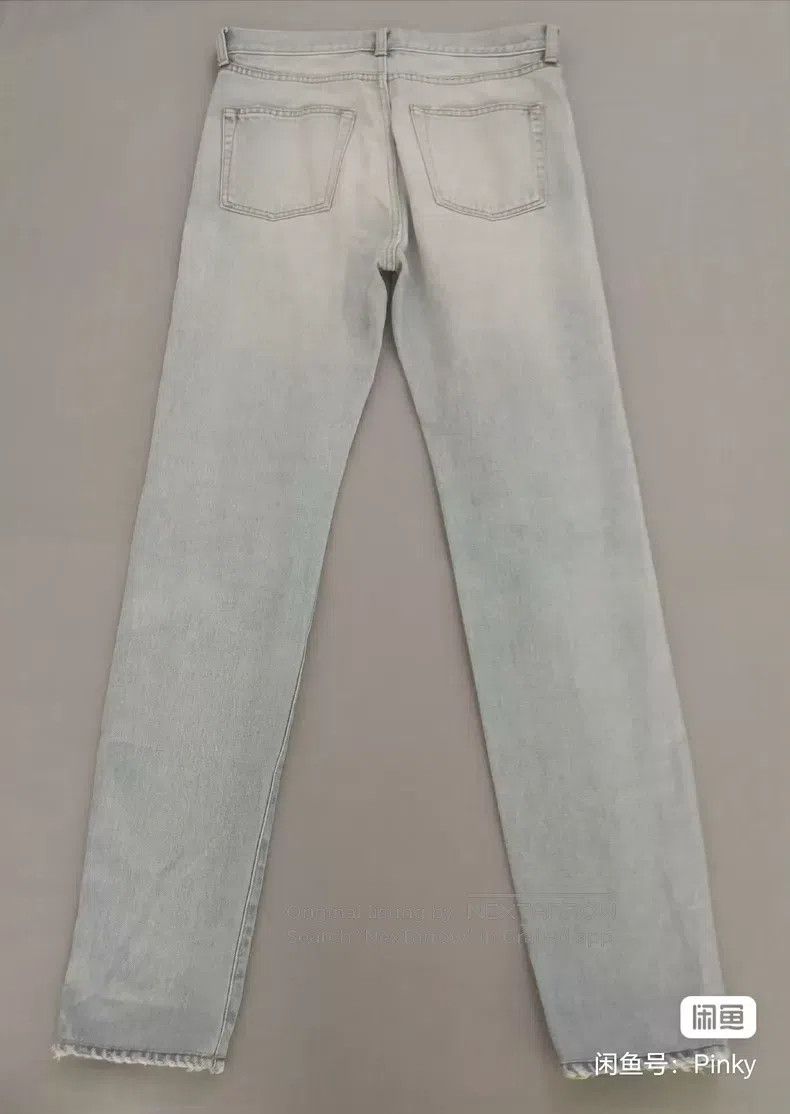 Saint Laurent Paris Saint Laurent Paris Washed Cut Denim Pants i Size US 29 - 7 Thumbnail