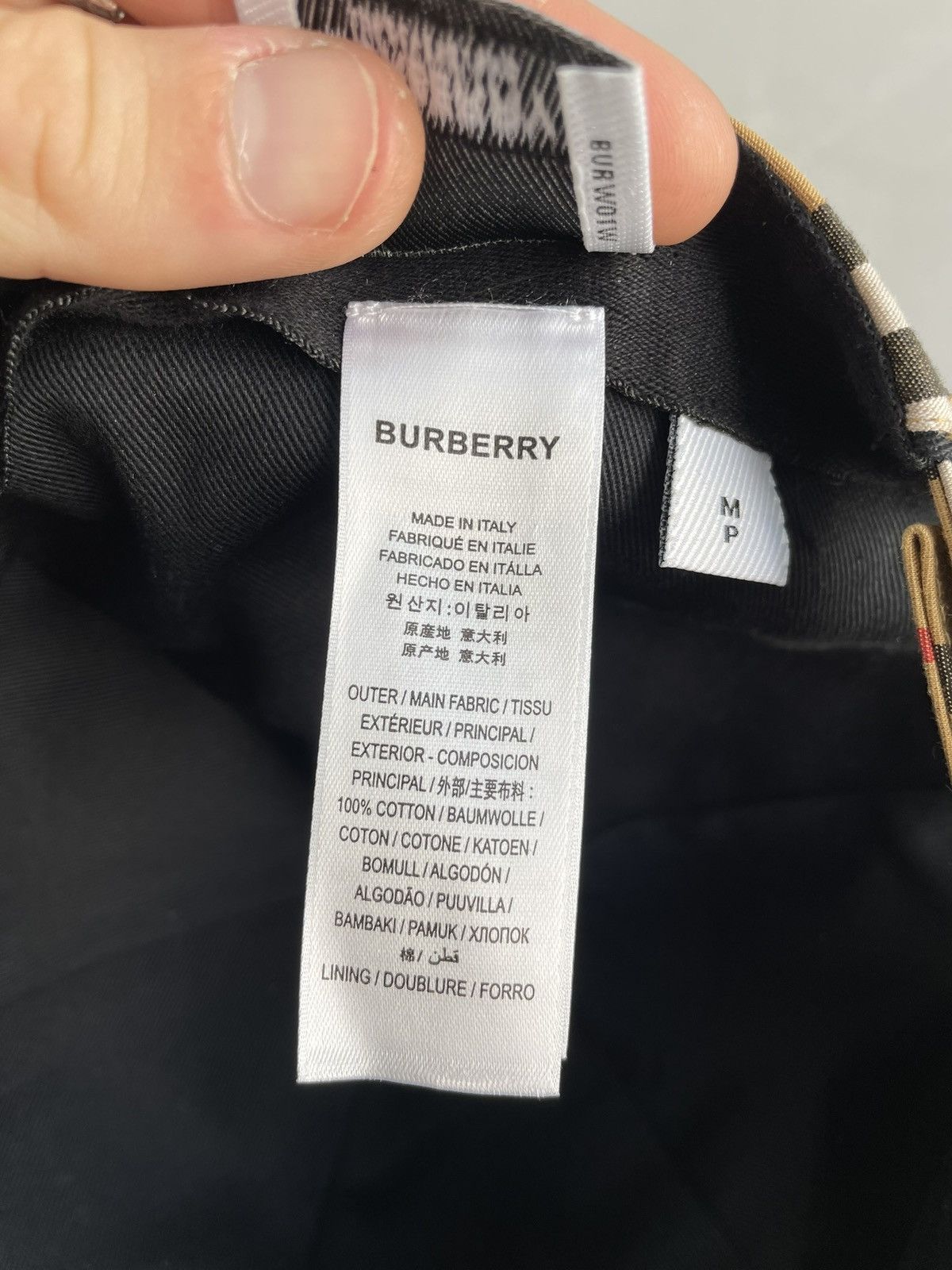 Burberry Rare novacheck Burberry England hat cap Size ONE SIZE - 10 Thumbnail
