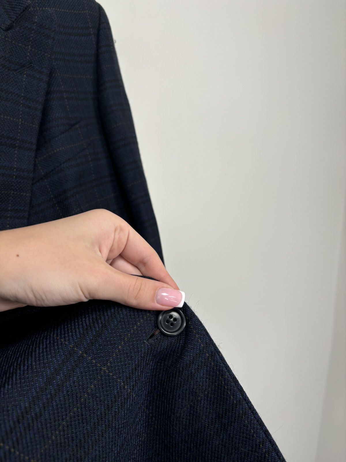 GF Ferre Vintage Gianfranco Ferre 0001 Studio Glen Plaid Wool Blazer Size 46R - 9 Thumbnail
