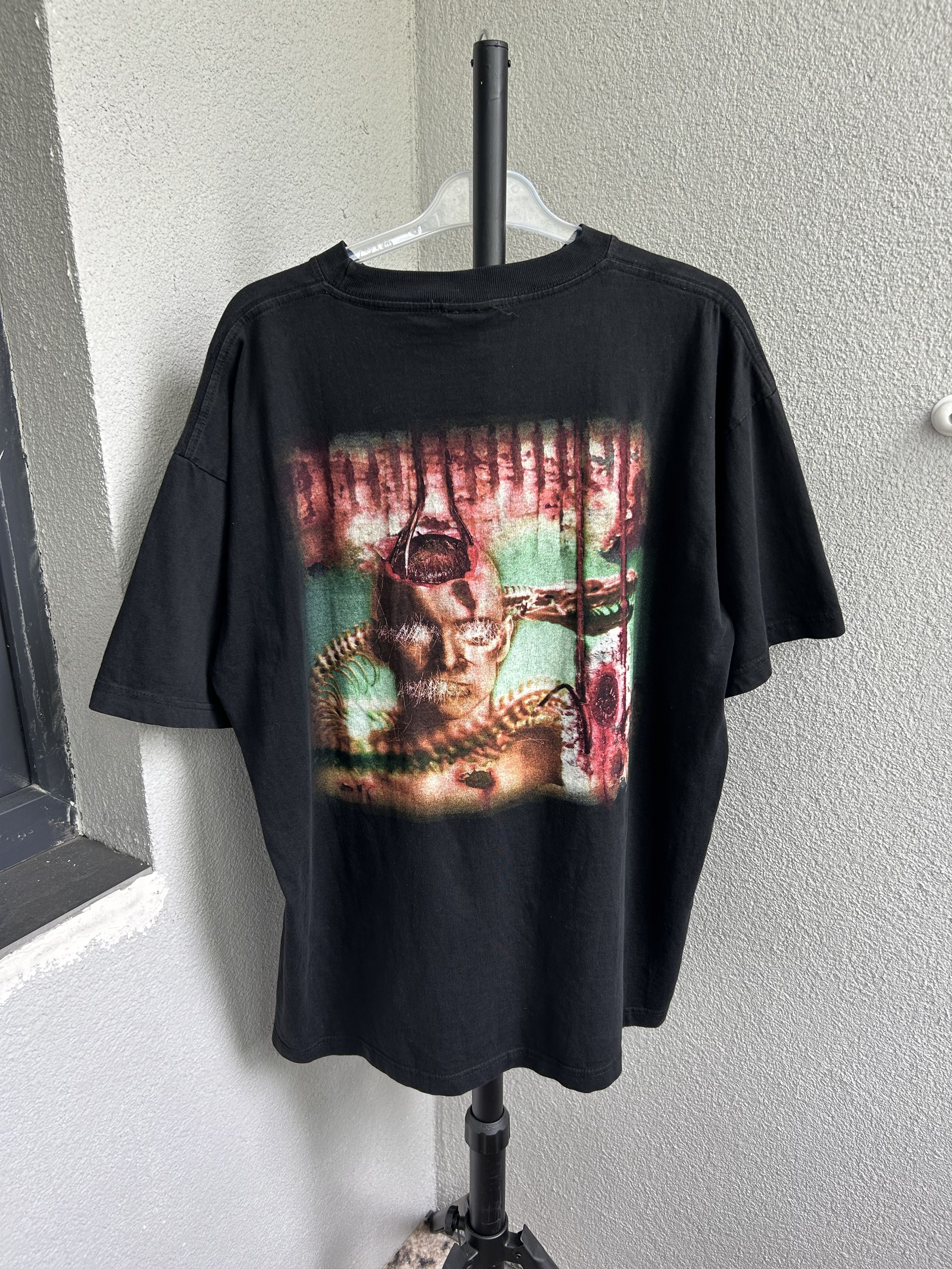 Band Tees × Vintage Vintage 2003 Napalm Death Rock Band T-shirt Size US XL / EU 56 / 4 - 2 Thumbnail
