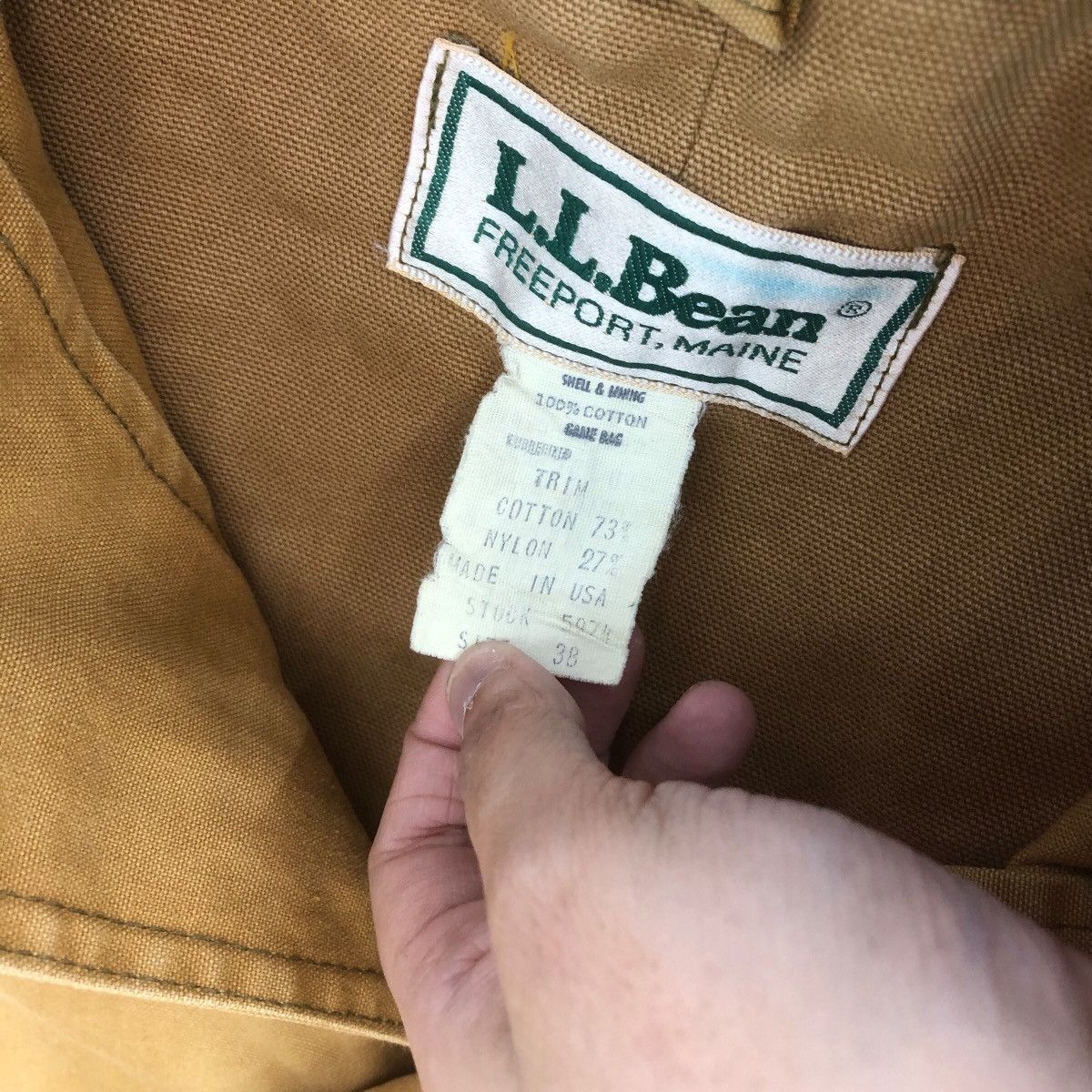 L.L. Bean Vintage LL BEAN FREEPORT Maine Outdoor Duck Chore Faded Size US M / EU 48-50 / 2 - 10 Thumbnail