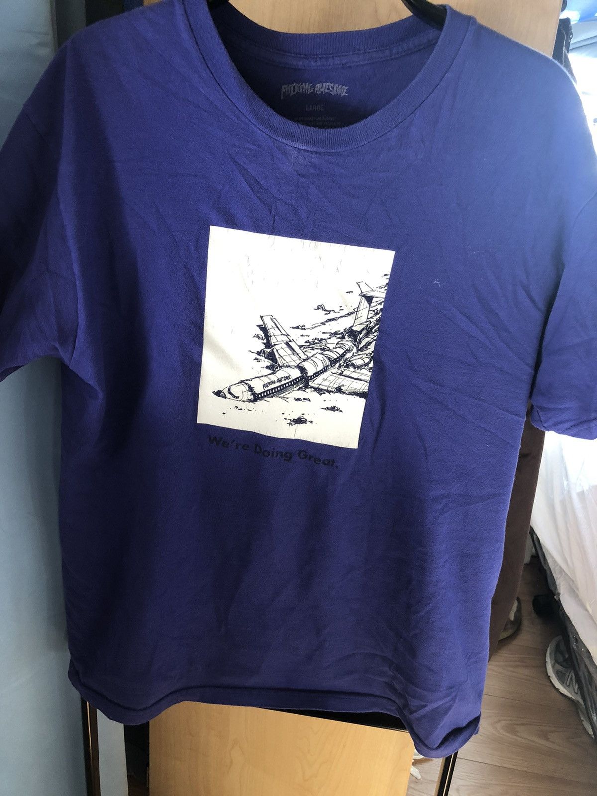 Fucking Awesome × Opening Ceremony We're Doing Great Plane Crash T-Shirt large Size US L / EU 52-54 / 3 - 2 Thumbnail