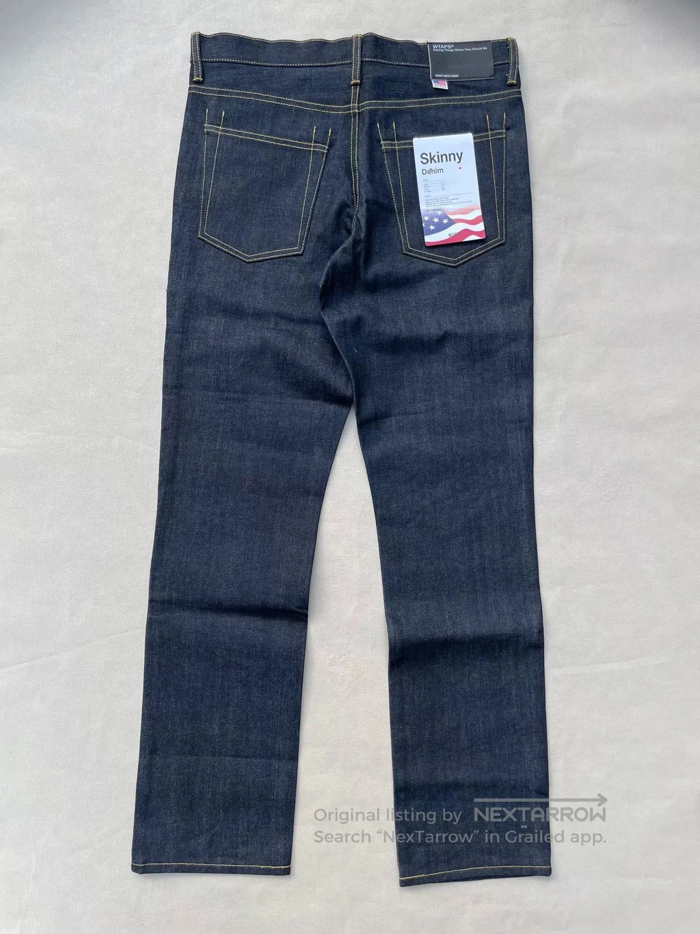 Wtaps WTAPS BLUES.SKINNY.RAW 16SS Denim Trousers. Size US 30 / EU 46 - 2 Thumbnail