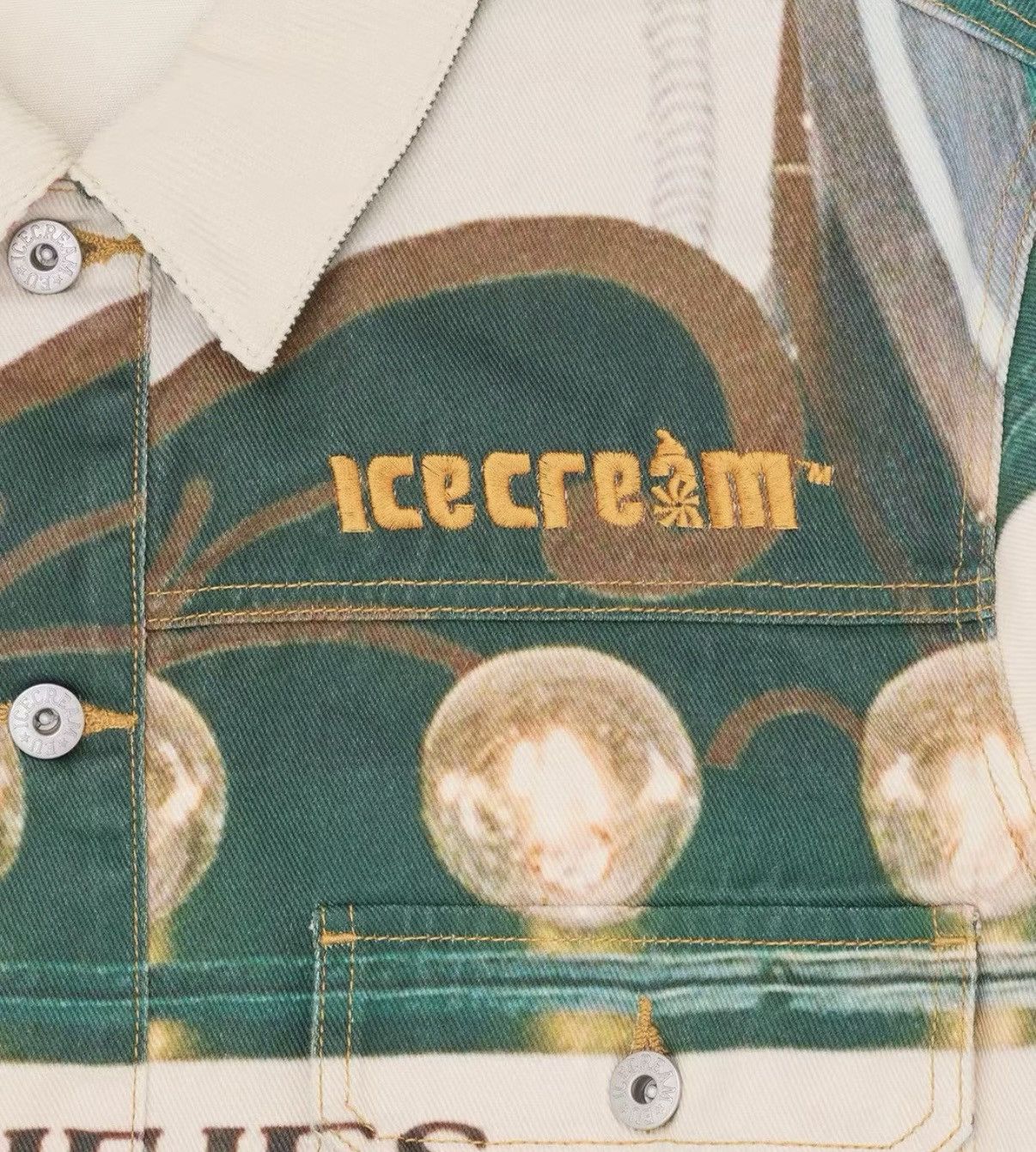 Billionaire Boys Club BBC ICECREAM Collaboration Denim Jacket & Pants Set Size US M / EU 48-50 / 2 - 3 Thumbnail