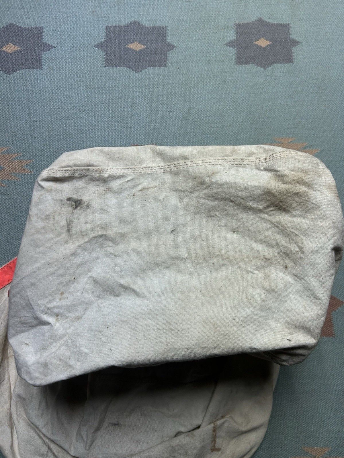 Vintage Vtg Detroit News newspaper saddle bag bicycle canvas newsboy Size ONE SIZE - 11 Thumbnail