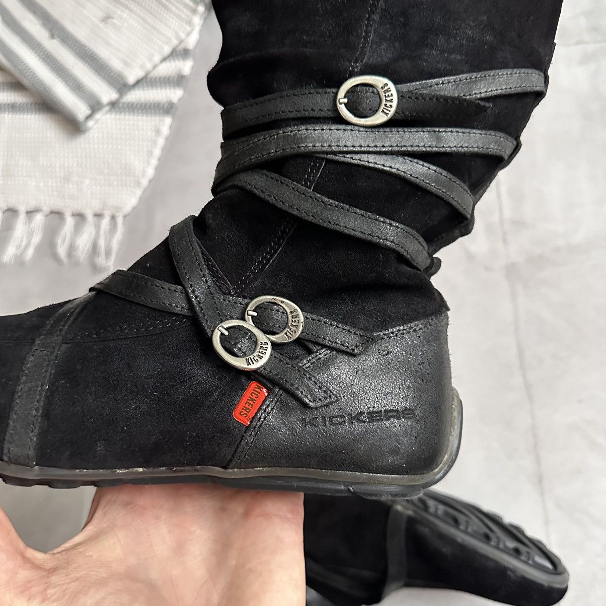 Dirk Bikkembergs Crazy Wrap Straps Boxing Biker Boots As 98 Rick Owens Vibe Size US 8 / IT 38 - 8 Thumbnail