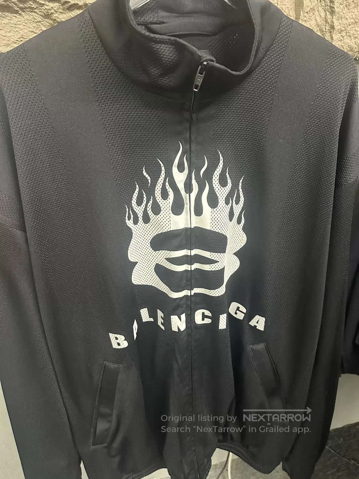 Balenciaga Balenciaga Flame Mesh Jacket. Size US M / EU 48-50 / 2 - 1 Thumbnail