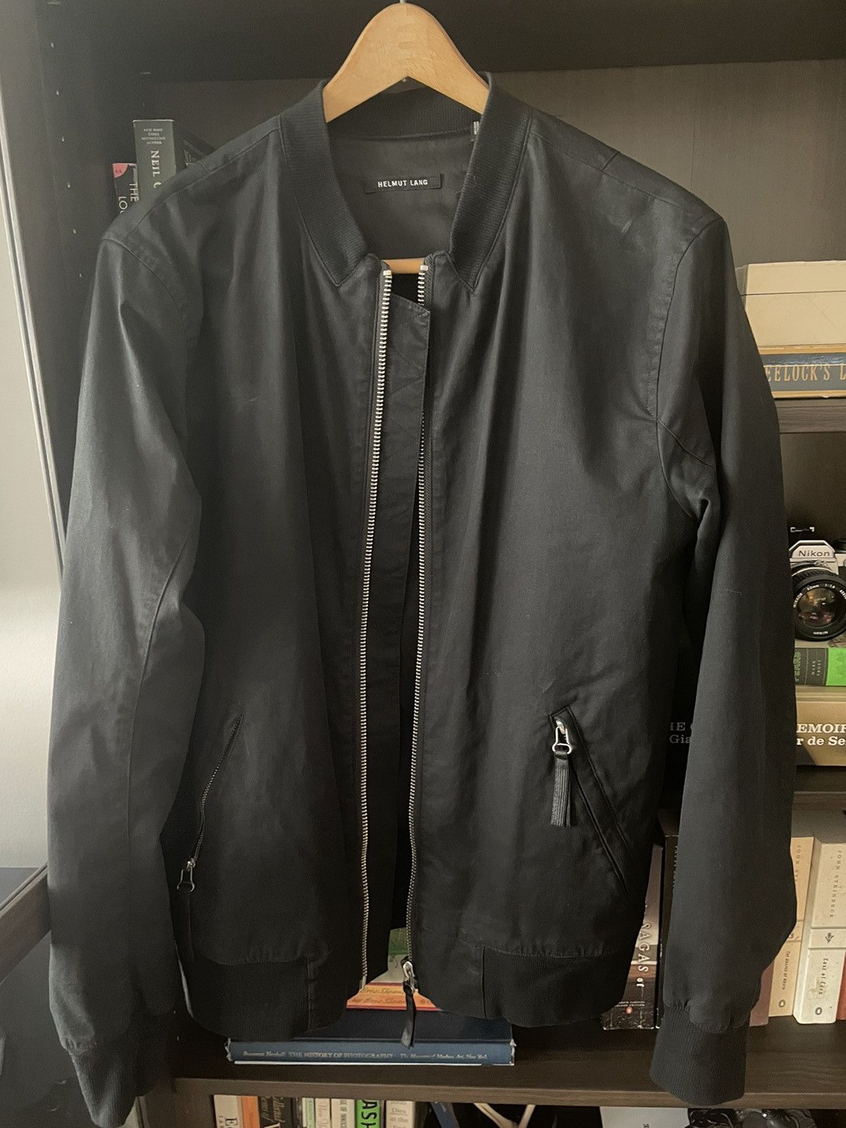 Helmut Lang Helmut Lang Cotton Bomber - Medium Size US M / EU 48-50 / 2 - 1 Thumbnail