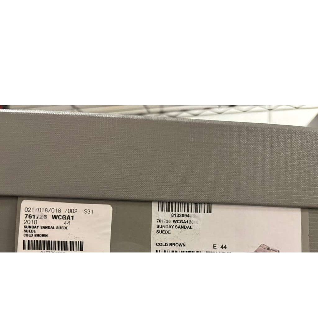 Balenciaga o1rshd1 Q:2 / Sunday Suede Sandals in Cold Brown Size US 11 / EU 44 - 13 Thumbnail
